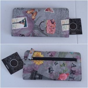 Slim fold post stamp wallet (NWTS)